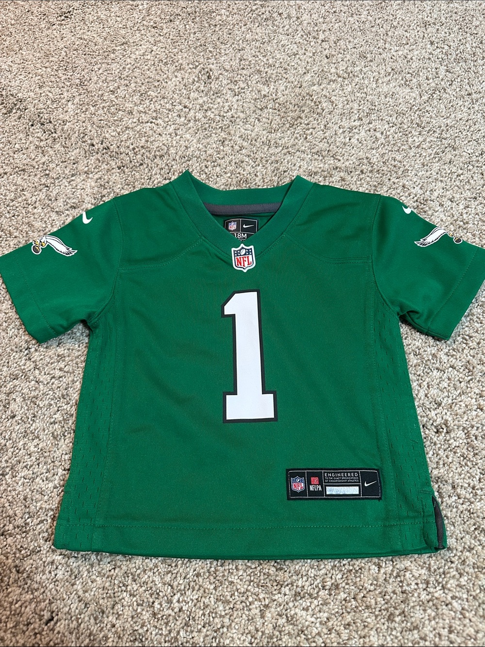Eagles Kelly Green Jersey - Jalen Hurts